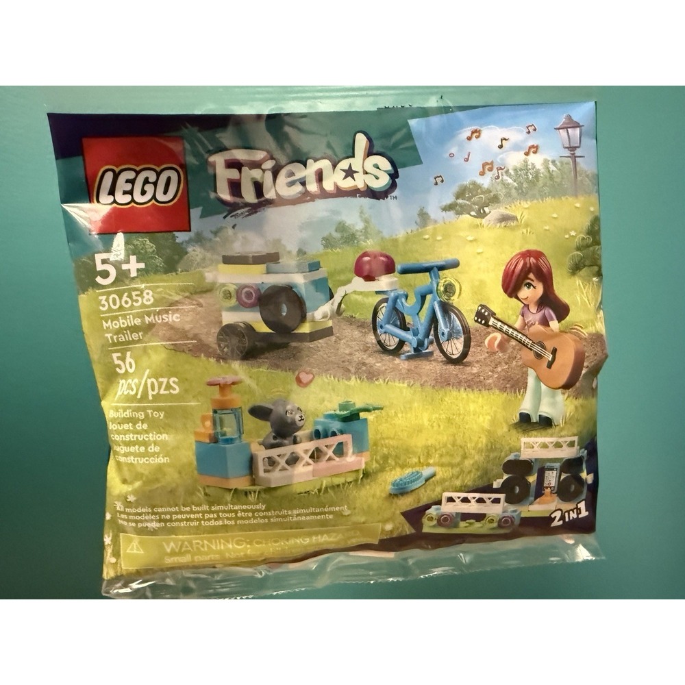 LEGO FRIENDS: Mobile Music Trailer (30658) New Bag Retired Gift With Purchase